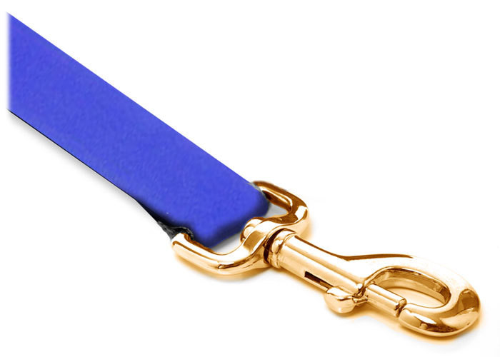 Leash - Velvet - 1-inch - Blue