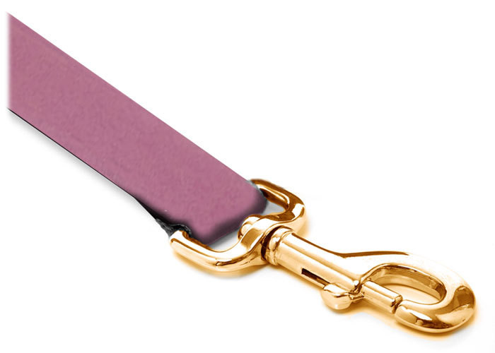 Leash - Velvet - 1-inch - Mauve