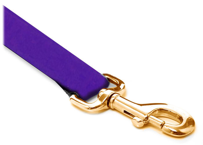 Leash - Velvet - 1-inch - Purple