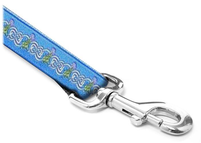 Leash - Celtic - 3/4-inch - Thistle  Blue