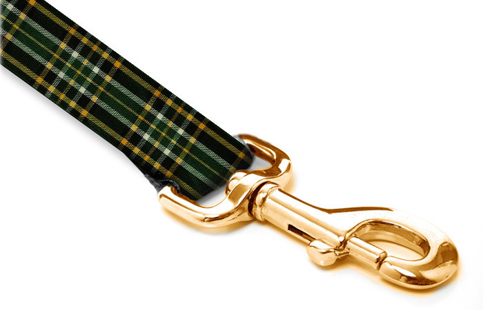 Leash - Tartan - 3/4-inch - Irish National Tartan