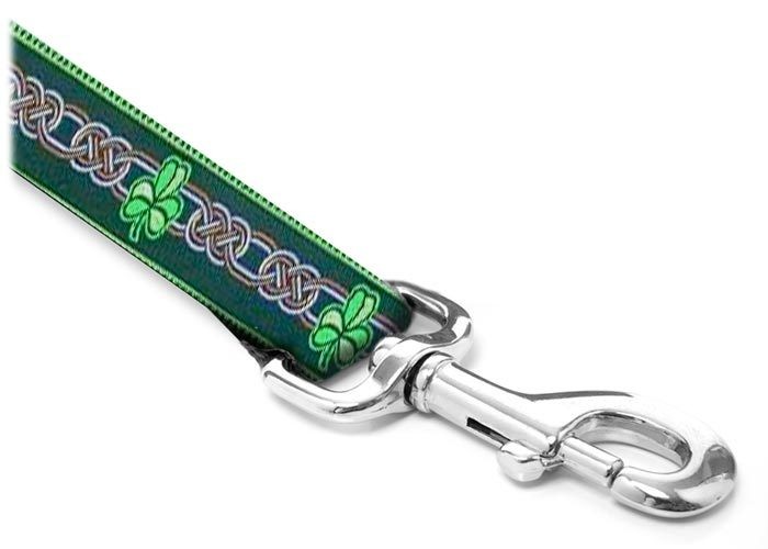 Leash - Celtic - 5/8-inch - Shamrock  Orange