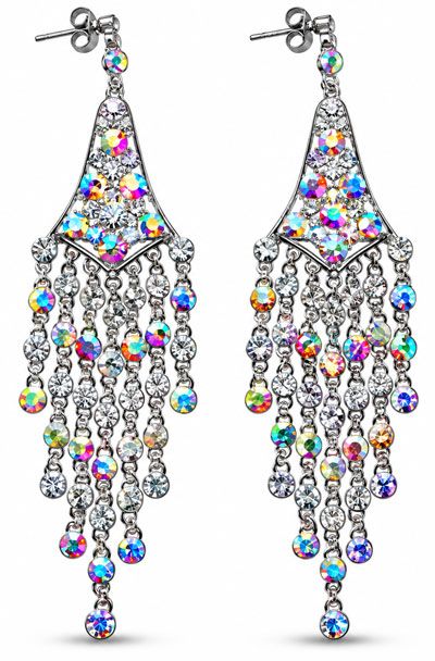 Sparkling Dazzling Multi-Colored Earrings Sparkling Dazzling Multi-Colored Earrings