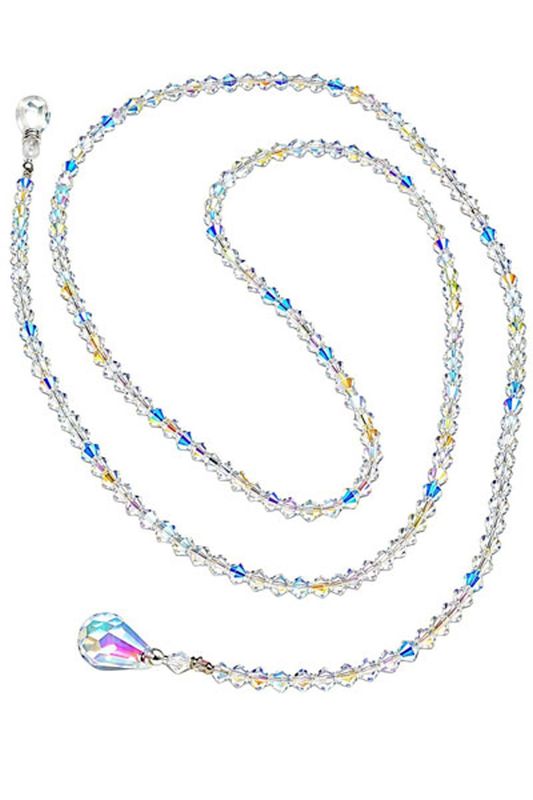 Sparkling Swarovski Crystals Lariat Necklace Sparkling Swarovski Crystals Lariat Necklace