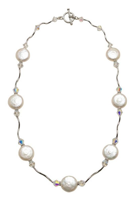 Sparkling Cultured Pears & .925 Sterling Silver Necklace Sparkling Cultured Pears & .925 Sterling Silver Necklace