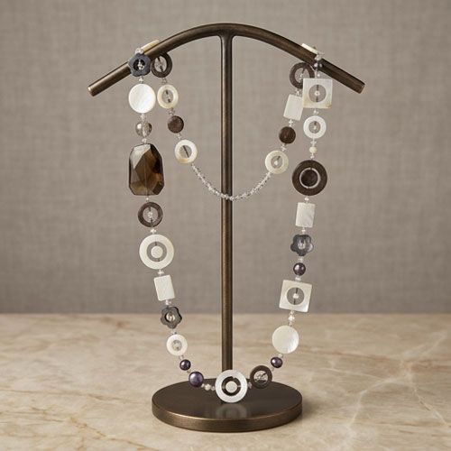 Sparkling Multi Shapes & Design Beaded Necklace Sparkling Multi Shapes & Design Beaded Necklace
