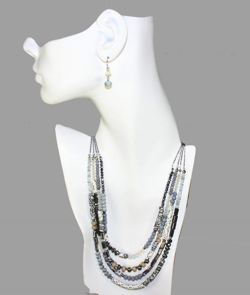 Silver & Gray Jewelry Set Silver & Gray Jewelry Set