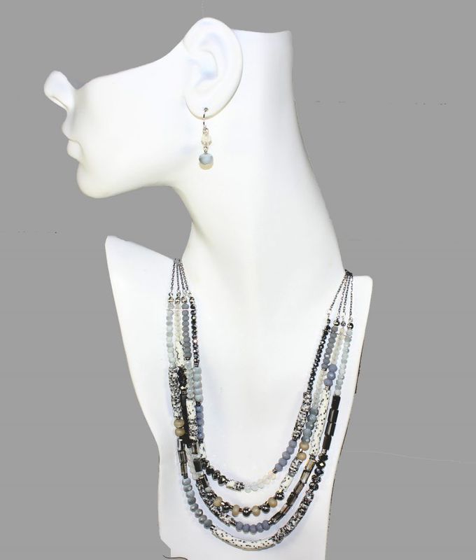 Silver & Gray Jewelry Set Silver & Gray Jewelry Set