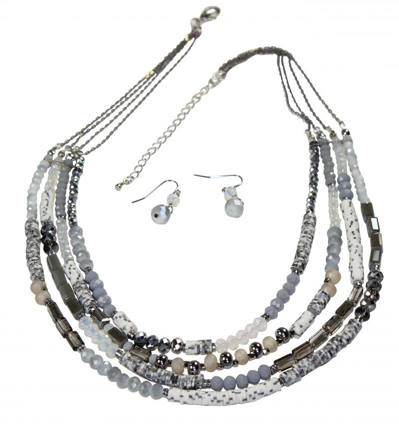 Silver & Gray Jewelry Set Silver & Gray Jewelry Set