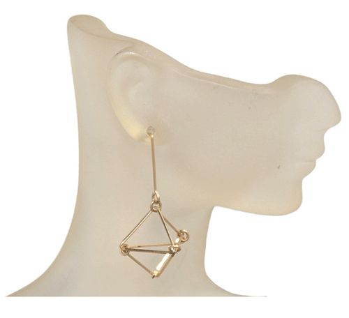 Modern Geometric Gold Earrings Modern Geometric Gold Earrings