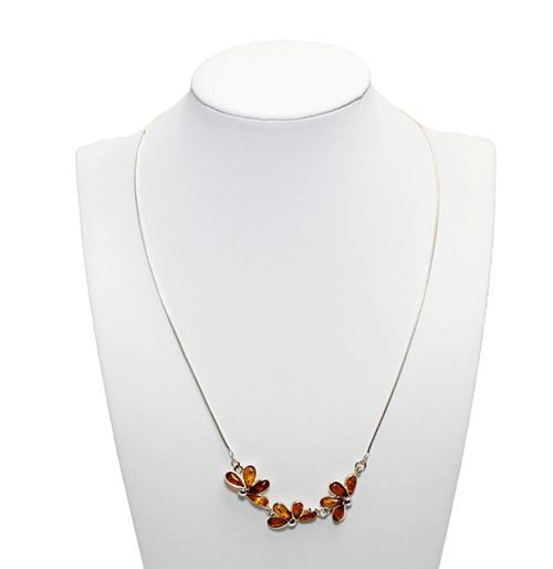 Lemon & Cognac Baltic Amber Necklace Lemon & Cognac Baltic Amber Necklace