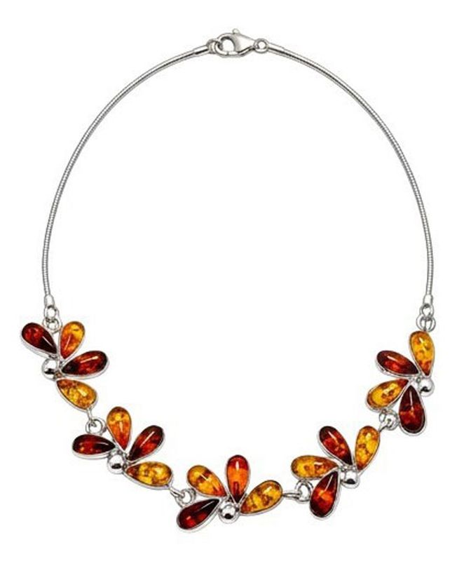 Lemon & Cognac Baltic Amber Necklace Lemon & Cognac Baltic Amber Necklace