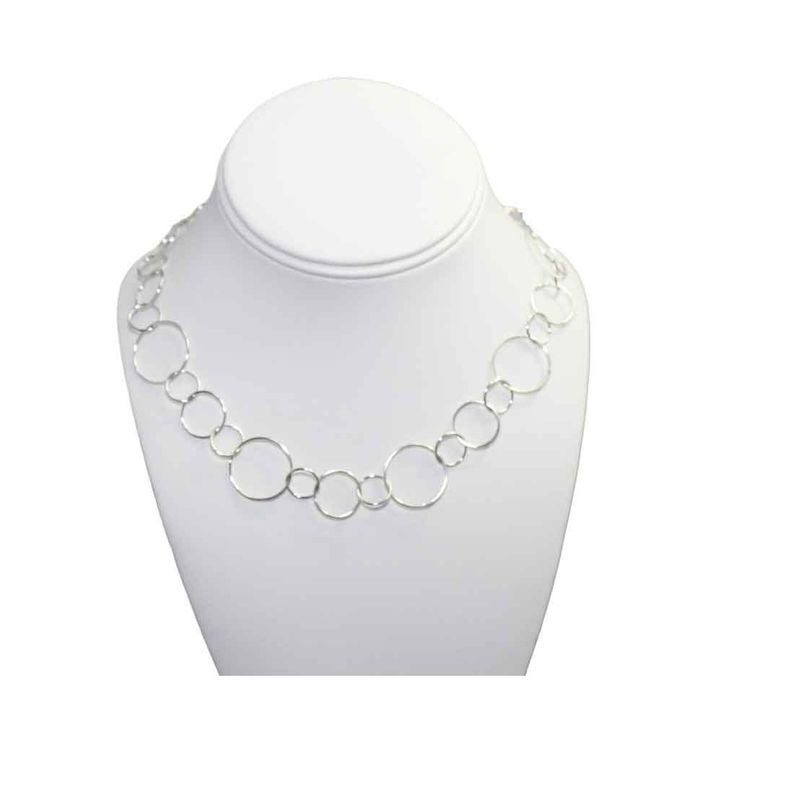 25-Inch Open Circle Link Necklace