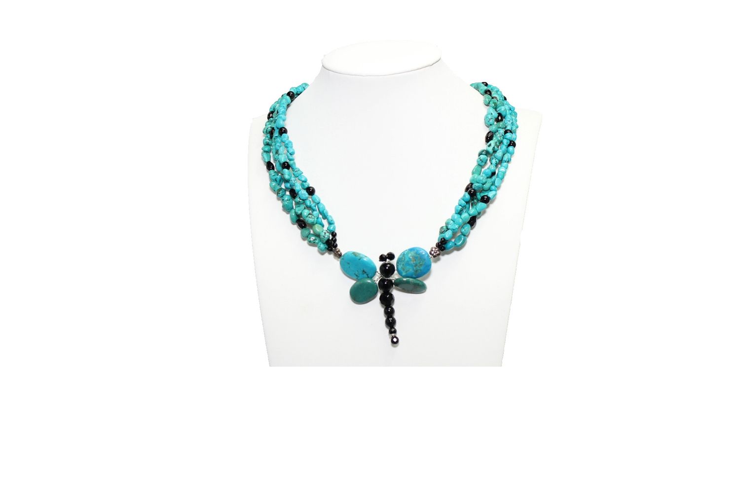 Charming Eye-Catching Handmade Dragonfly Necklace Charming Eye-Catching Handmade Dragonfly Necklace