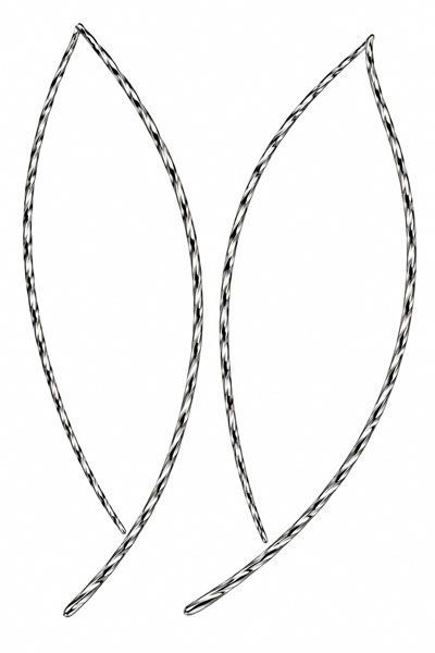 Crossroads Sterling Silver Threader Earrings