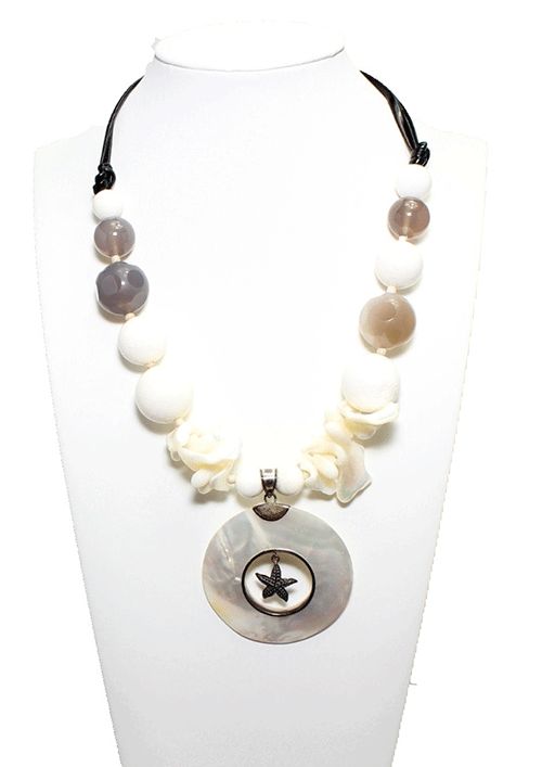Mother of Pearl Pendant Necklace Mother of Pearl Pendant Necklace