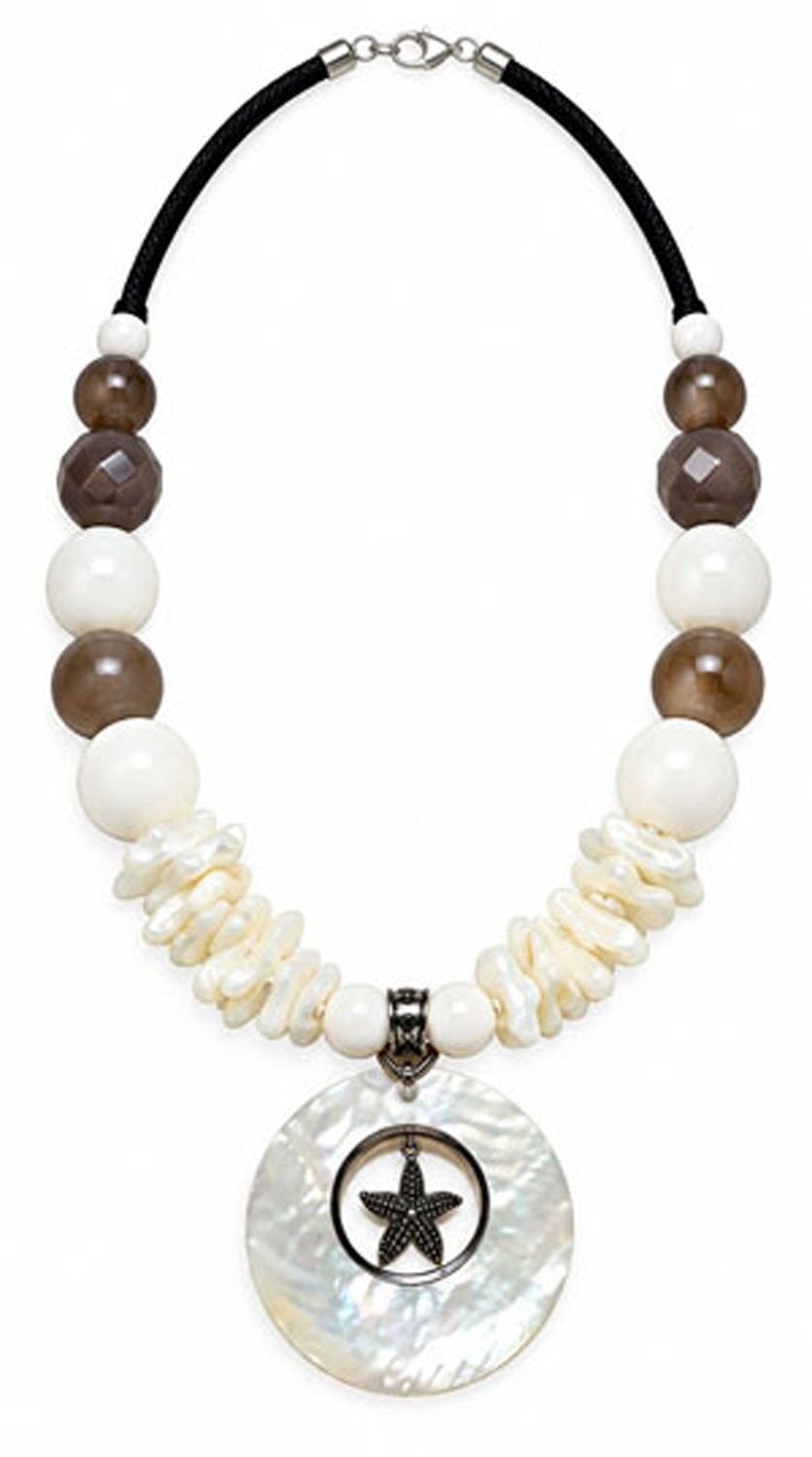 Mother of Pearl Pendant Necklace