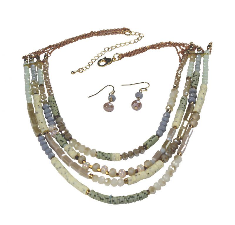 Natural Harmony Beaded Jewelry Set Natural Harmony Beaded Jewelry Set