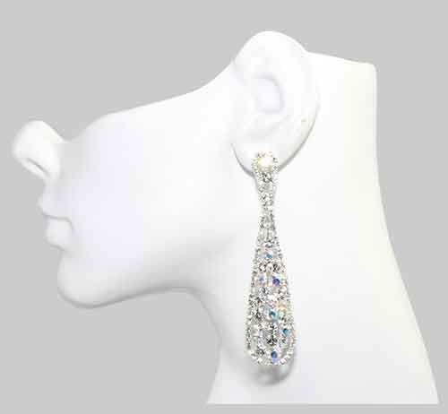 Sparkling Multi-Color Crystal Multi-Colored Earrings Sparkling Multi-Color Crystal Multi-Colored Earrings