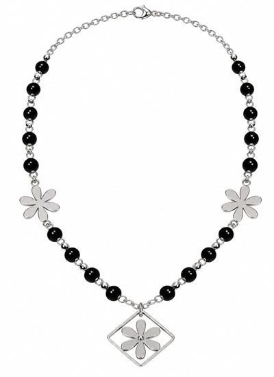 Onyx Star Accent Beaded Necklace Onyx Star Accent Beaded Necklace