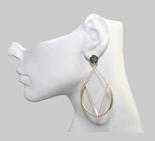 Geometric Gold Tone Earrings Geometric Gold Tone Earrings