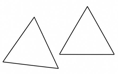 Triangle Passage Sterling Silver Threader Earrings Triangle Passage Sterling Silver Threader Earrings