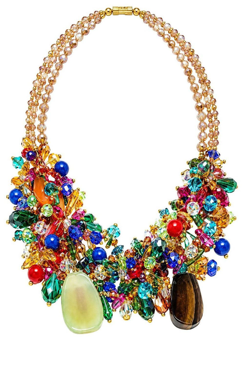 Artisan Crystal Garden Statement Necklace Artisan Crystal Garden Statement Necklace