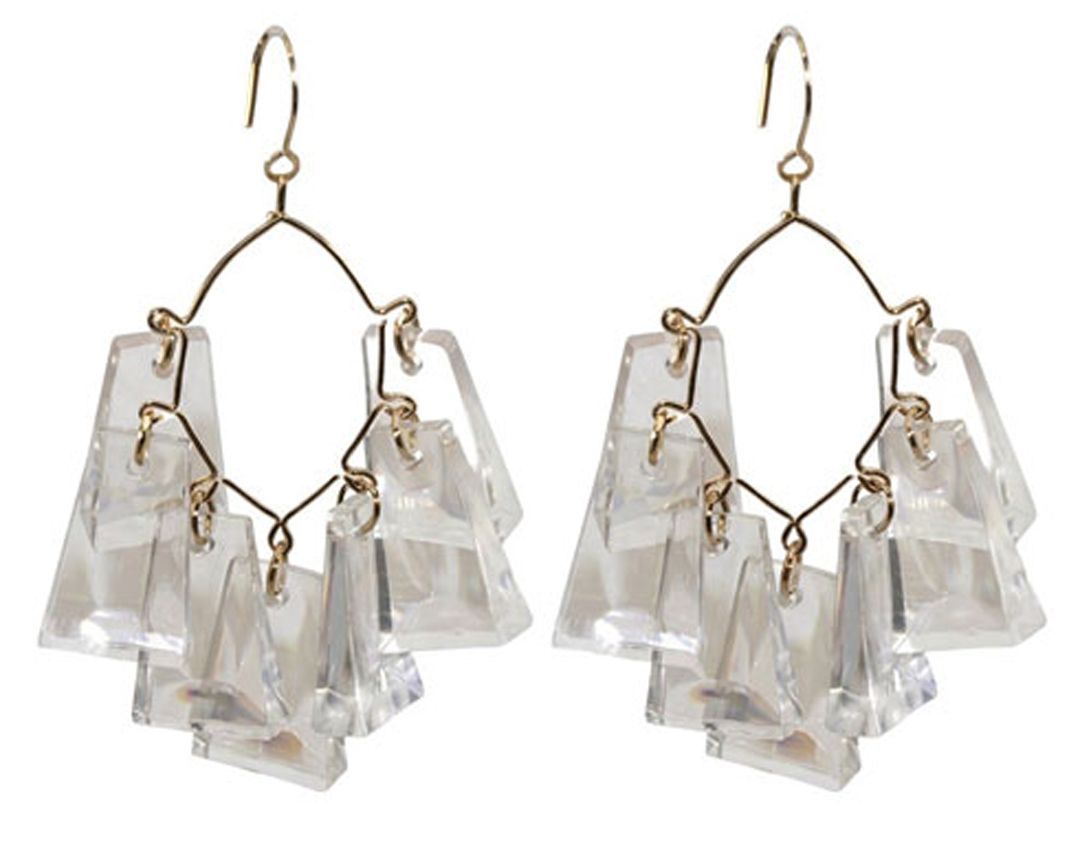 Crystal Cascade Chandelier Earrings Crystal Cascade Chandelier Earrings