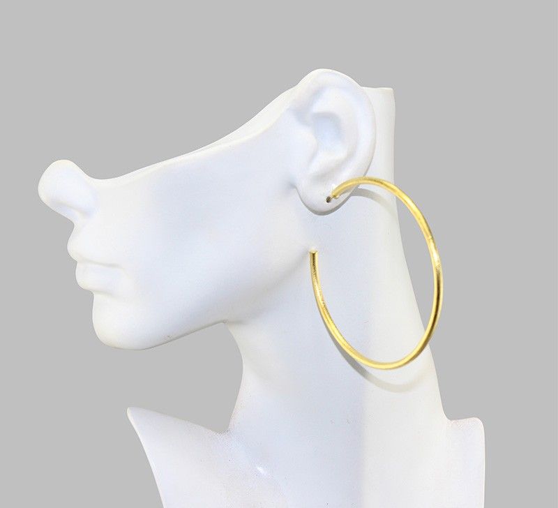Gold Tone Hoop Earrings – Large Gold Tone Hoop Earrings – Large