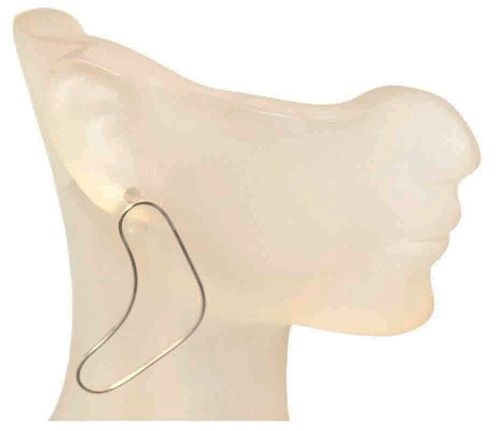 Sculpted Gold Contour Earrings Sculpted Gold Contour Earrings