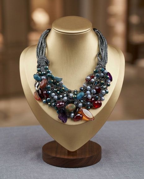 Bundle of Beads Beaded Necklace