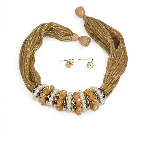 Multi-Strand Beaded Jewelry Set Multi-Strand Beaded Jewelry Set