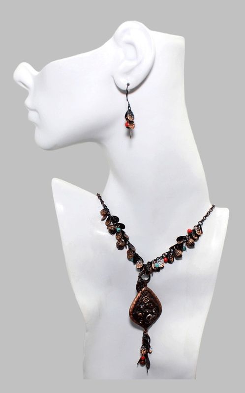 Bohemian Mixed Media Jewelry Set Bohemian Mixed Media Jewelry Set