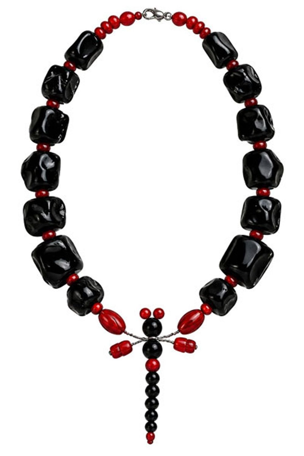 Onyx & Coral Statement Necklace Onyx & Coral Statement Necklace