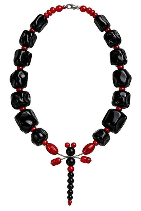 Onyx & Coral Statement Necklace Onyx & Coral Statement Necklace
