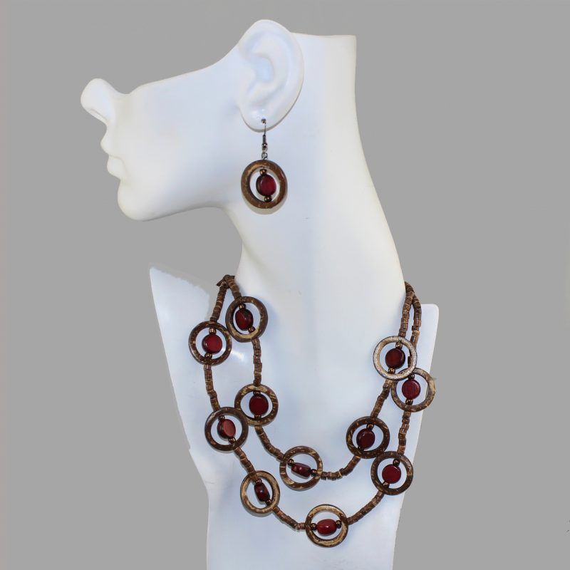 Layered Copper Disc Jewelry Set Layered Copper Disc Jewelry Set