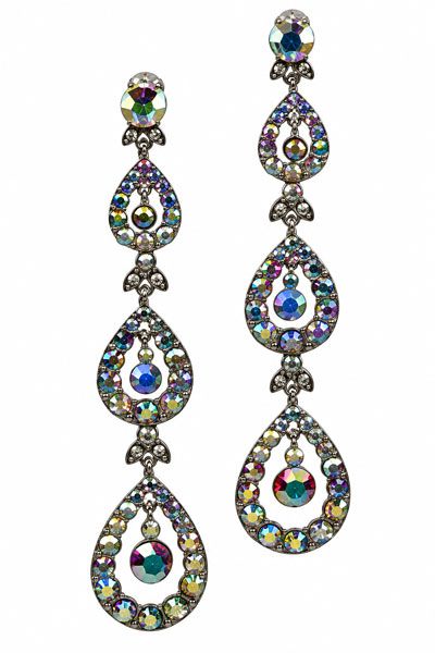 Amazing Multi-Colored Sparkling Earrings Amazing Multi-Colored Sparkling Earrings