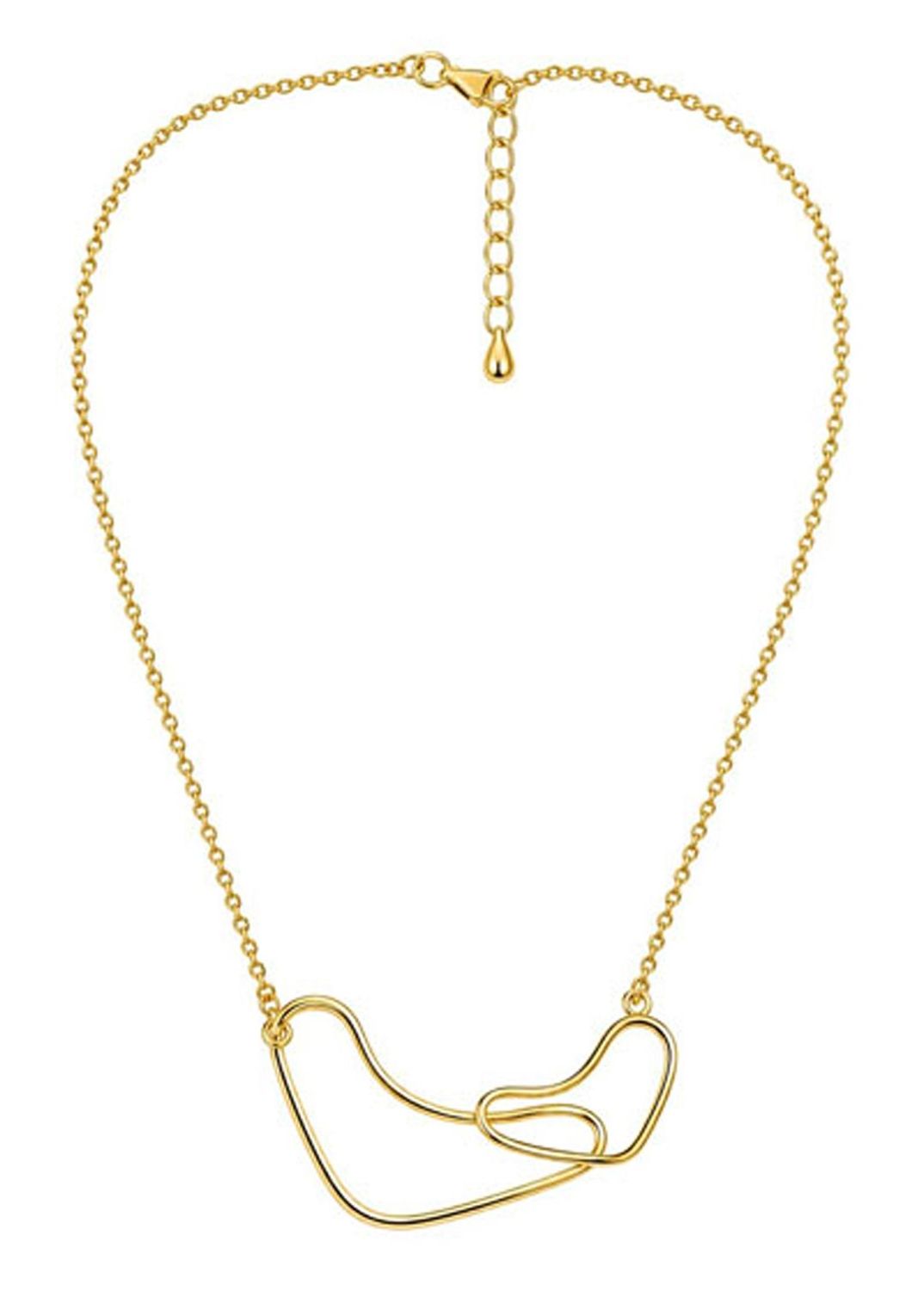 Modern Abstract Gold Necklace Modern Abstract Gold Necklace