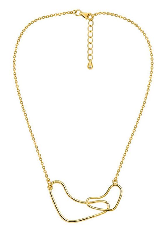 Modern Abstract Gold Necklace Modern Abstract Gold Necklace