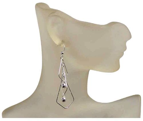 Angular Motion Sterling Silver Earrings Angular Motion Sterling Silver Earrings