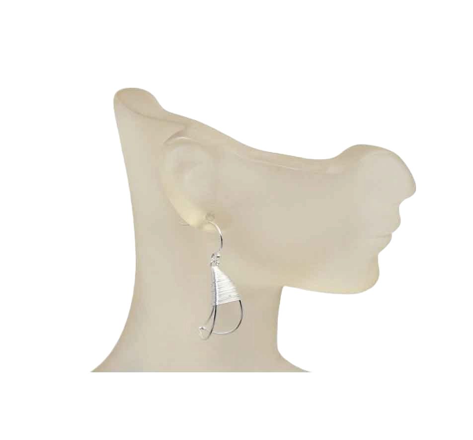 Moonlit Disc Sterling Silver Earrings Moonlit Disc Sterling Silver Earrings