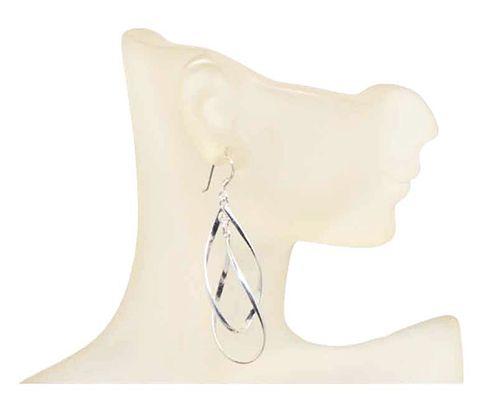 Silver Knotwork Drop Earrings Silver Knotwork Drop Earrings