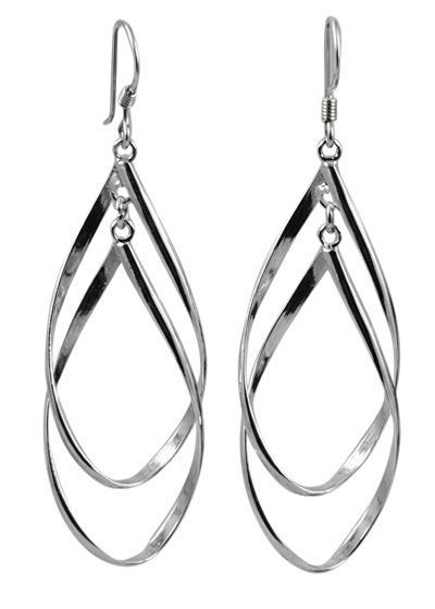 Silver Knotwork Drop Earrings Silver Knotwork Drop Earrings