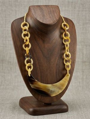 Sculptural Lucite Collar Necklace