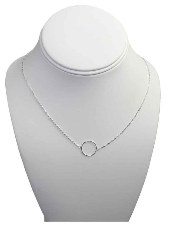 Interlocking Circle Station Necklace