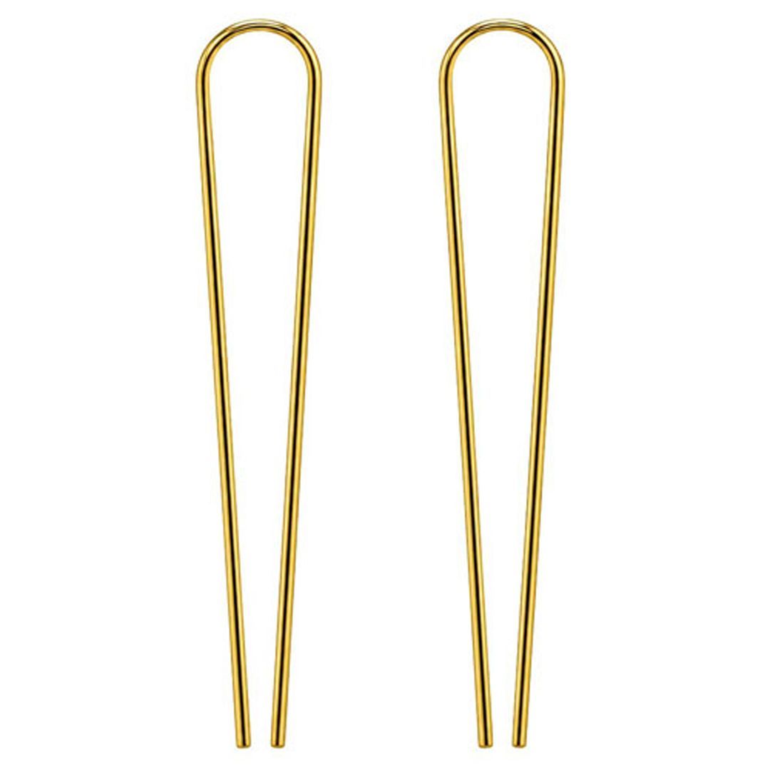 Minimalist Gold Threader Earrings