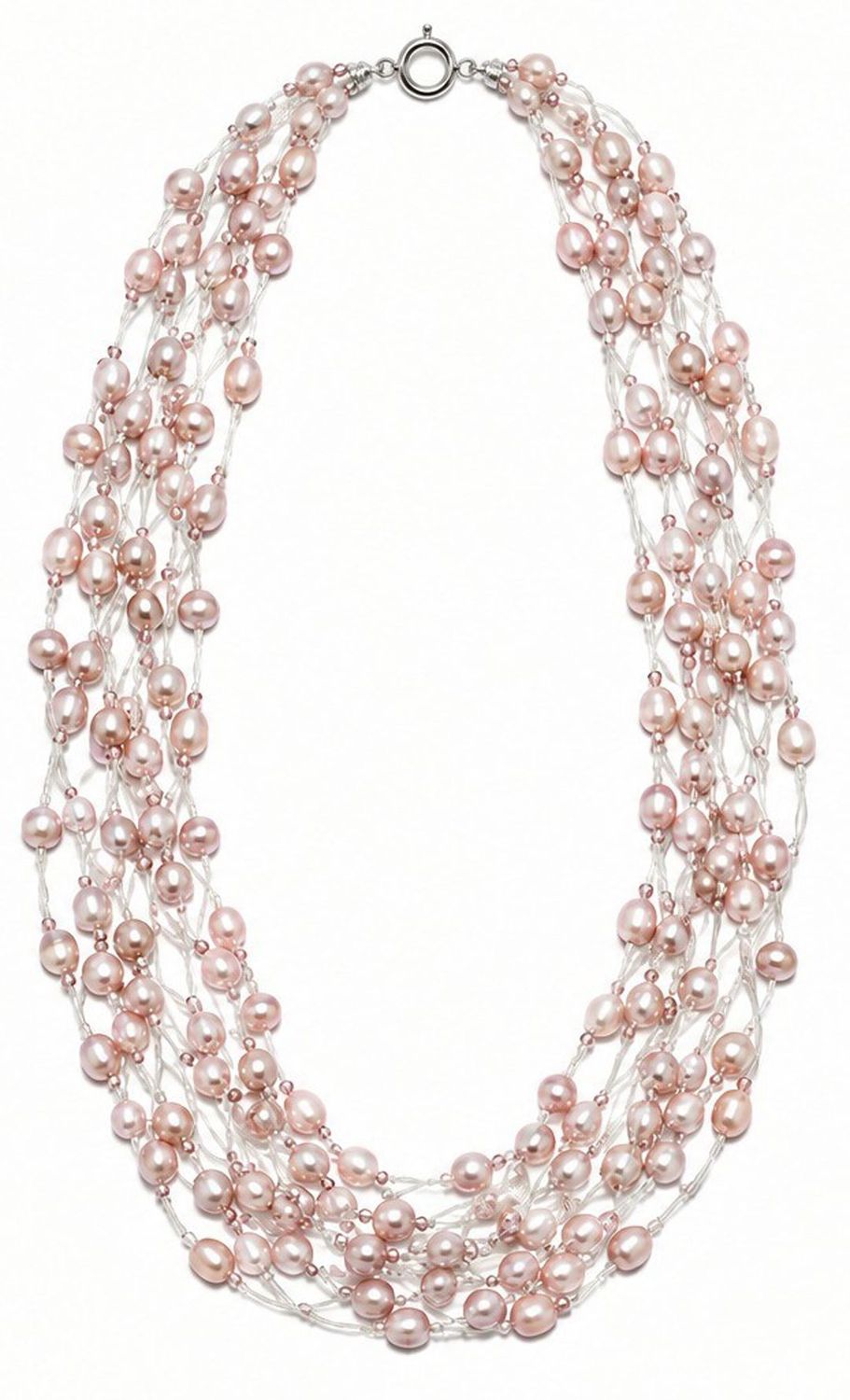 Champagne Pearl Floating Necklace Champagne Pearl Floating Necklace