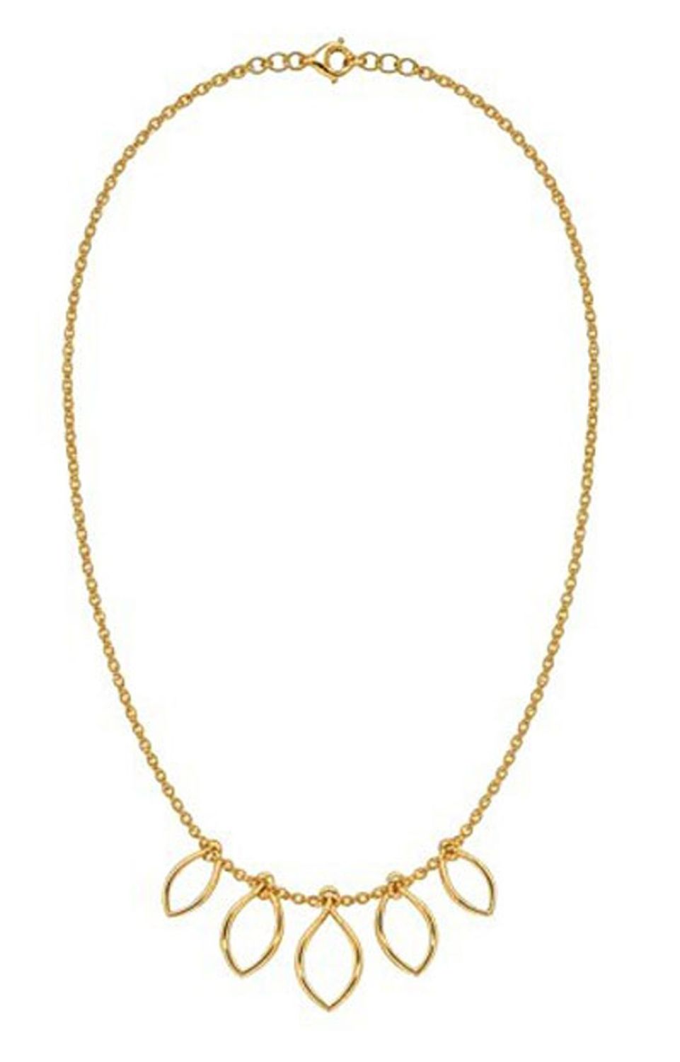 Modern Gold Abstract Necklace Modern Gold Abstract Necklace