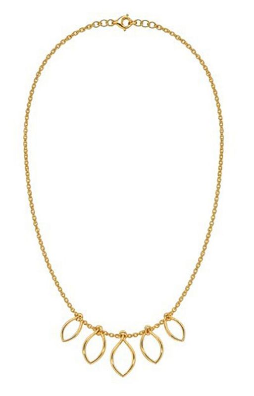 Modern Gold Abstract Necklace Modern Gold Abstract Necklace