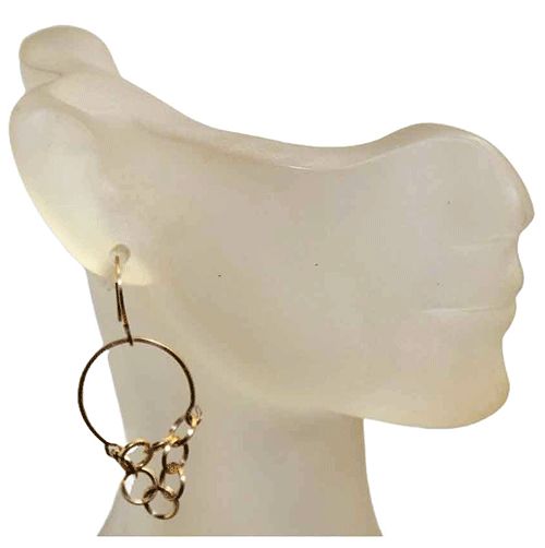 Gold Filled Ringlet Hoop Earrings